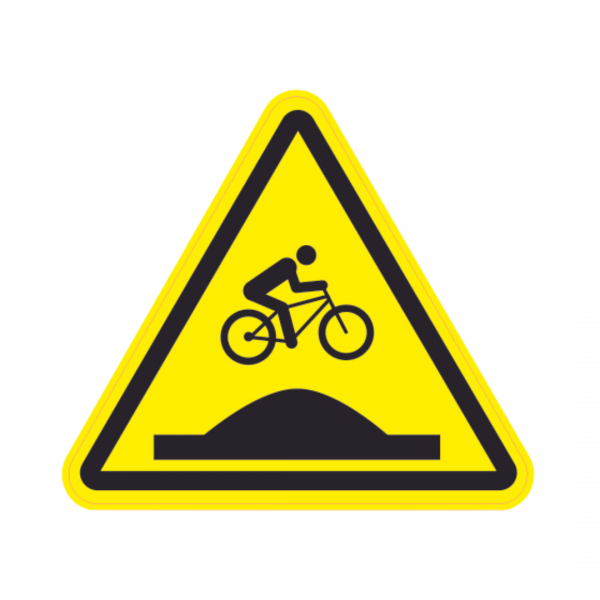 Panneau Triangle Sticker VTT Bosse TRI-STI178